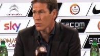 Mister Rudi Garcia in conferenza stampa