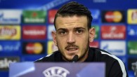 Roma's Allessandro Florenzi talks to the media during a press conference, prior to the Champions League group E soccer match between Bayer Leverkusen and AS Roma in Leverkusen, Germany, Monday, Oct. 19, 2015. (ANSA/AP Photo/Martin Meissner)