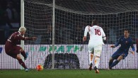 Torino's forward Maxi Lopez (L) from Argentina kicks and scores a penalty against Roma's goalkeeper from Poland Wojciech Szczesny during the Italian Serie A football match Torino Vs Roma on December 5, 2015 at the "Olympic Stadium" in Turin.  AFP PHOTO / MARCO BERTORELLO / AFP / MARCO BERTORELLO        (Photo credit should read MARCO BERTORELLO/AFP/Getty Images)
